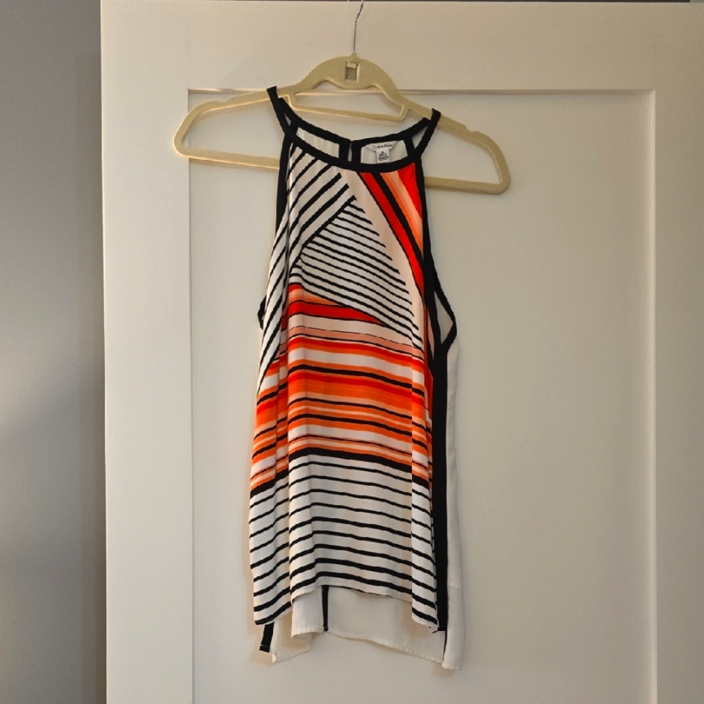Calvin Klein Sleeveless Top Size Medium